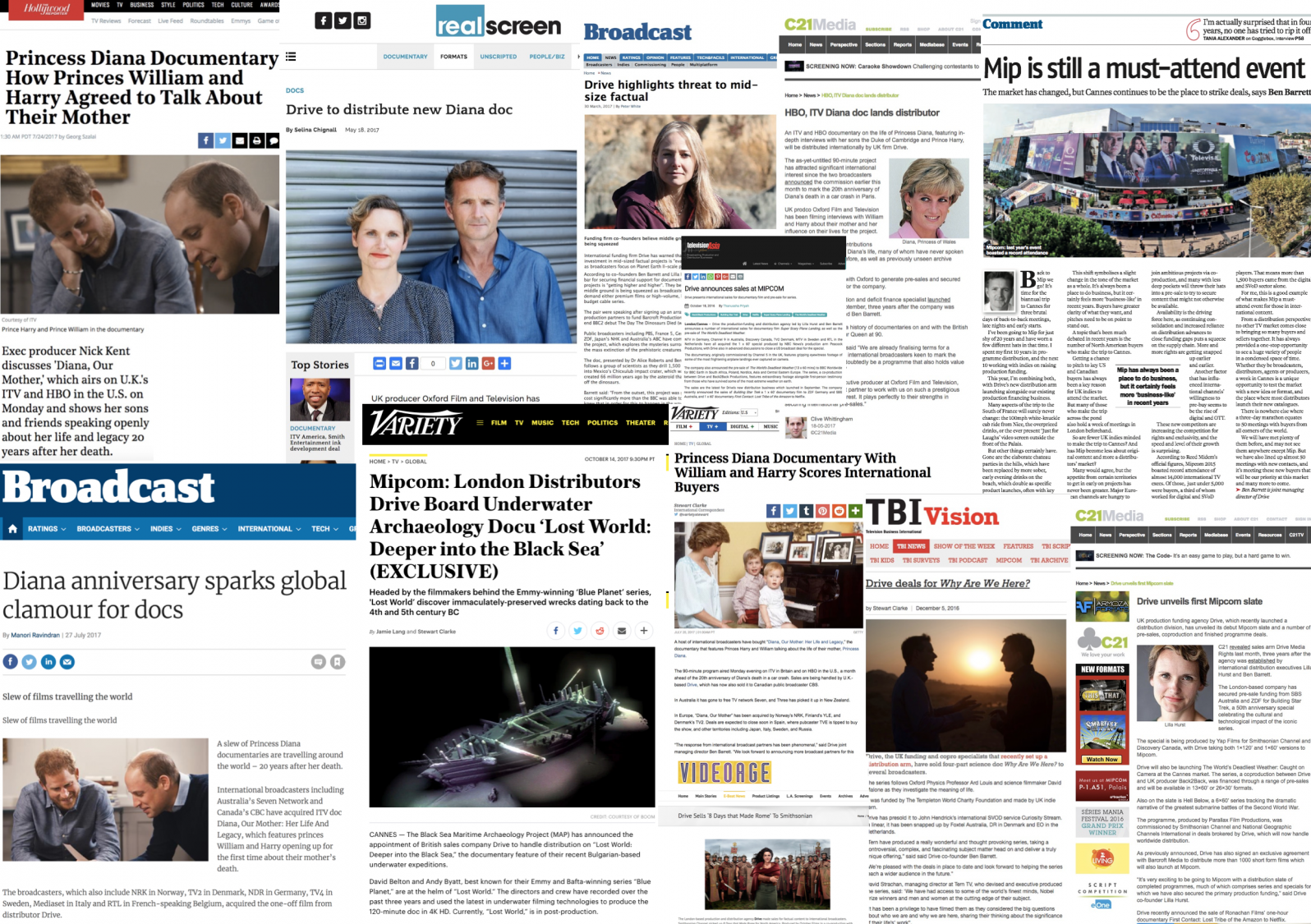 A sample of B2B PR coverage we generated for Drive